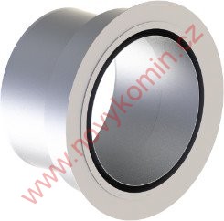 Přechodka s integrovanou zděří tl.0,6mm Průměr 100/80mm