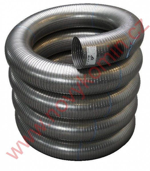 Ohebná komínová nerezová vložka 1.4404 tl.0,4mm flexibilní hadice