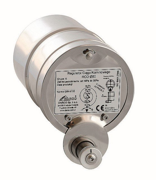 DARCO Regulátor komínového tahu RCO80 1
