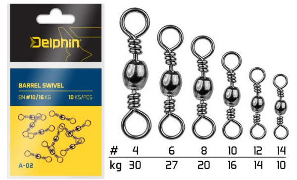 DELPHIN Barrel Swivel 