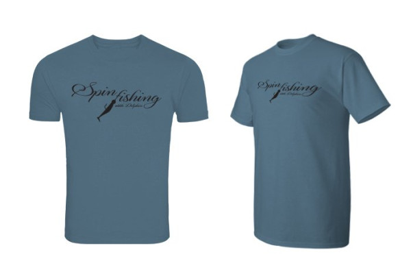 DELPHIN Tričko SPIN fishing - modrá 