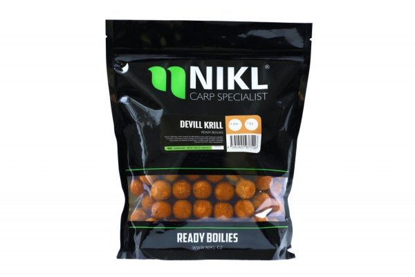 NIKL Ready boilie Devill Krill 1kg