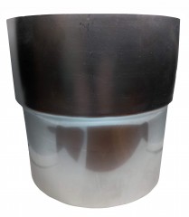 Přechodka vrchní F/P nerez, bez závitu DN pr.150mm