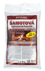 Šamotová výmazová hmota profi 5kg (do 1400°C)