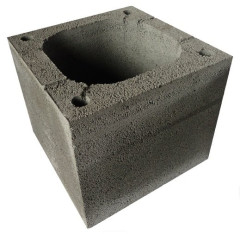 Komínová lehčená tvárnice jednoprůduchová 38/38