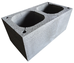 Komínová lehčená tvárnice dvouprůduchová 71/38