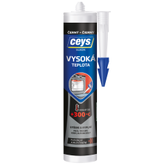 CEYS Silikon černý 280ml (vysoká teplota +300°C)
